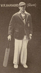 1928 Australian (Giant Brand) Licorice "English Cricketers" (Blue Back), complete set [24]. VG. Superb condition.