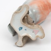 ROYAL DUX "Major Mitchell's Cockatoo" Czechoslovakian porcelain statue, 20th century, pink triangle mark to base, 18cm high - 4