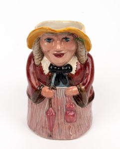 MELROSE WARE hand-painted toby jug, stamped "Melrose Ware, Australian", 18cm high