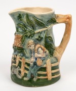 WALTZING MATILDA pottery jug with musical movement, ​​​​​​​19.5cm high - 3