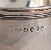 A Georgian sterling silver wine funnel with engraved griffin head crest, London, circa 1777, 15cm high, 156 grams - 2