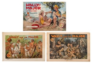 WALLY & THE MAJOR: 1942 - 46, three complete editions, (3).