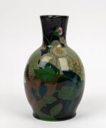 GOUDA Dutch pottery "Magpie" hand-painted jug with floral decoration, signed "799, HOLLAND, GOUDA, MAGPIE, DUTCH-ART-POTTERY" with pictorial mark, 18.5cm high - 3