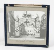 MAGIC LANTERN SLIDES & GLASS PLATE NEGATIVES: A collection of vintage slides of Australian scenes including visits to the New South Wales South Coast, Northern Beaches, Coogee, Manly, Bondi, Cooks River, Bexley, Federation Celebrations, Arrival of Lord Be - 6