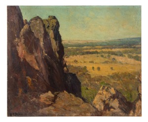 EDWARD CAIRNS OFFICER (1871-1921), untitled Australian landscape, oil on board, signed lower left and dated '97, 51 x 61cm