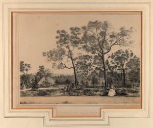 FRANCOIS COGNE [1829-1883], Fitzroy Gardens (1863), lithograph (from Charles Troedel's “The Melbourne Album” pub. Melbourne 1863/64), 32 x 38cm, 53 x 60cm overall