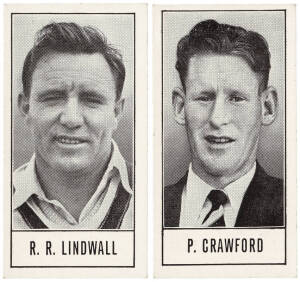 1956-57 Barratt & Co. "Test Cricketers" (Series A) [35]; plus (Series B) [45/48]. One Poor, others Fair/VG. (Total 80).