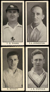 1957 D.C.Thomson & Co. "County Cricketers", complete set [64]. Mainly G/VG.