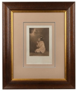 Two antique prints in matching oak frames with gilt slip mounts, early 20th century, ​​​​​​​the larger 49 x 52cm overall