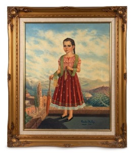CLAUDIO MONTES (Mexico), Cuernavaca, oil on canvas, signed lower right "Claudio Montes, Mexico, 1966", 50 x 40cm, 65 x 55cm overall