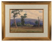 JOHN MATHER&nbsp;(1848-1916), (mountain landscape), watercolour, signed lower left "J. Mather. 1.'04", 34 x 49cm, 59 x 74cm overall - 2