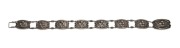 An antique sterling silver nurse's belt with repousse angel and maiden decoration, by William Comyns & Sons of London, circa 1907, 68cm long, 205 grams total grams