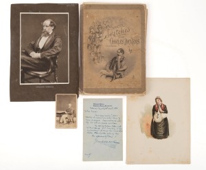 CHARLES DICKENS: An autographed letter sheet, headed Tavistock House, Tavistock Square, London W.C. and dated in manuscript "Wednesday twenty fifth April, 1860" fully written in Dickens' own hand and signed in full with his usual flourish below. Dickens e