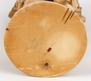 A fine quality antique Japanese carved ivory Okimono of a woodcutter, Meiji Period, red seal mark to base, 23cm high - 5