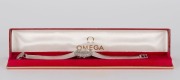 OMEGA spectacular 18ct white gold case and bracelet lady's evening watch with double diamond bezel, housed in original box, case stamped "18K, 750", 51.8 grams including movement - 4