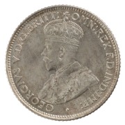 Coins - Australia: Sixpence: George V, 1935. Uncirculated; frosty Mint bloom. - 2