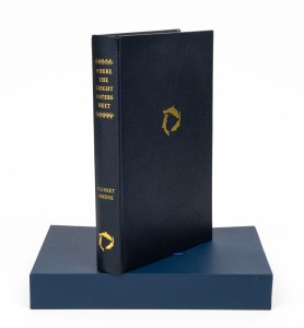 HARRY PLUNKETT GREENE, Where the Bright Waters Meet, [Devon : The Flyfisher's Classic Library, 1999], #427 of 950, blue leather binding in blue slipcase.