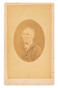 TASMANIAN CONVICT PHOTOGRAPH: A carte-de-visite, annotated verso: "97. Robert West per "Gilmore".&nbsp;Taken at Port Arthur 1874". Robert West was convicted at Kent and sentenced&nbsp;to 7 years transportation. He had arrived&nbsp;in Van Diemen's Land aboard the "Gilmor