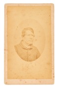 TASMANIAN CONVICT PHOTOGRAPH: A carte-de-visite, annotated verso: "259. George Wilson, Ld Lyndock 3. Taken at Port Arthur 1874." George Wilson arrived in New South Wales on the 8th August 1838 aboard the Lord Lyndoch. He had been transported for life at 
