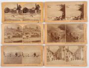 VARIOUS PUBLISHERS: More than two hundred and thirty&nbsp;Kilburn Brothers and Keystone View Company stereo cards arranged in 51 x 22.5 x 13.5cm wooden box, featuring subjects such as WWI Western Front scenes, American politicians and dignitaries, Flatiron Bui - 3