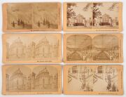 VARIOUS PUBLISHERS: More than two hundred and thirty&nbsp;Kilburn Brothers and Keystone View Company stereo cards arranged in 51 x 22.5 x 13.5cm wooden box, featuring subjects such as WWI Western Front scenes, American politicians and dignitaries, Flatiron Bui - 4