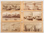 VARIOUS PUBLISHERS: More than two hundred and thirty&nbsp;Kilburn Brothers and Keystone View Company stereo cards arranged in 51 x 22.5 x 13.5cm wooden box, featuring subjects such as WWI Western Front scenes, American politicians and dignitaries, Flatiron Bui - 5