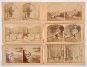 VARIOUS PUBLISHERS: More than two hundred and thirty&nbsp;Kilburn Brothers and Keystone View Company stereo cards arranged in 51 x 22.5 x 13.5cm wooden box, featuring subjects such as WWI Western Front scenes, American politicians and dignitaries, Flatiron Bui - 6