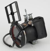 LEITZ: 16905/AKGRSU underwater housing for Leica If/IIf/IIIf, produced&nbsp;c. 1954 in conjunction with famed Austrian diving technology pioneer Hans Haas and his Viennese firm 'Akustische und Kinoger&auml;te'. Attached to housing is a c. 1955 red-dial Leica If cam - 6
