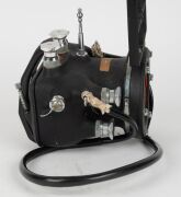 LEITZ: 16905/AKGRSU underwater housing for Leica If/IIf/IIIf, produced&nbsp;c. 1954 in conjunction with famed Austrian diving technology pioneer Hans Haas and his Viennese firm 'Akustische und Kinoger&auml;te'. Attached to housing is a c. 1955 red-dial Leica If cam - 8