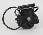 LEITZ: 16905/AKGRSU underwater housing for Leica If/IIf/IIIf, produced&nbsp;c. 1954 in conjunction with famed Austrian diving technology pioneer Hans Haas and his Viennese firm 'Akustische und Kinoger&auml;te'. Attached to housing is a c. 1955 red-dial Leica If cam - 9