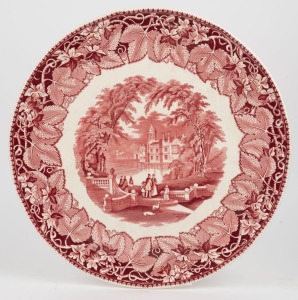 MASON'S "Vista" English porcelain charge, factory mark to base, 39cm diameter