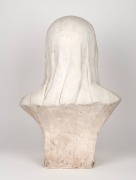WWI period Red Cross full sized fired plaster bust of a nurse, ex-Repatriation Hospital in Sydney, 61cm high - 4
