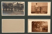 AUSTRALIA IN NEW BRITAIN, NAURU & THE SOLOMON ISLANDS DURING WW1: A large "Newlyn" photograph album containing 91 postcard-size photographs of the Australians and natives, the buildings, gatherings and activities from about 1916 onwards. Most images are a - 3