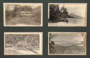 AUSTRALIA IN NEW BRITAIN, NAURU & THE SOLOMON ISLANDS DURING WW1: A large "Newlyn" photograph album containing 91 postcard-size photographs of the Australians and natives, the buildings, gatherings and activities from about 1916 onwards. Most images are a - 5