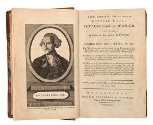 COOK'S VOYAGES: "A New, Authentic Collection of Captain Cook's Voyages round the World, undertaken By Order of His present Majesty, for making new discoveries ... / Written by several principal Officers, and other Gentlemen who sailed in the various Ships