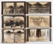 ROSE STEREOGRAPH COMPANY: Fifty-five stereo cards featuring views of Japan, China, Korea, and several European and Pacific Island nations. (55 cards) - 2