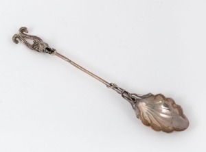 BRIAN EGGLETON Memorial Spoon made by Trevor Platt of Libucha & Platt, Silversmiths, Queensland, limited production of 130. Presented to members of the Silver Society of Australia in 2015 as part of the bequest made to the Society by the late Brian Egglet