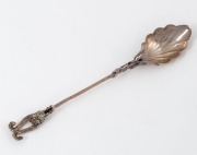 BRIAN EGGLETON Memorial Spoon made by Trevor Platt of Libucha & Platt, Silversmiths, Queensland, limited production of 130. Presented to members of the Silver Society of Australia in 2015 as part of the bequest made to the Society by the late Brian Egglet - 2
