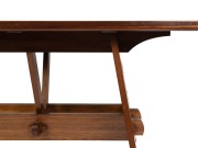 WOMBAT PARK (Daylesford, Victoria) Australian Arts & Crafts eucalypt dining table, designed by famed Australian architect RODNEY HOWARD ALSOP, circa 1908, 79cm high, 188cm wide, 88cm deep. PROVENANCE: Shapiro Auctions, Sydney. Previously Leonard Joel, "W - 2