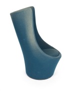 GRANT FEATHERSTON "Expo Sound Chair Mark II" vintage blue upholstered chair, 114cm high - 4