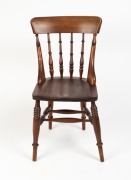 GEORGE PEDDLE antique Australian blackwood chair, Tasmanian origin, circa 1900, note: rare jawbone supports. ​​​​​​​87cm high - 2