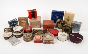 POWDERS & COSMETICS range of vintage boxes, some with original contents, (24 items)