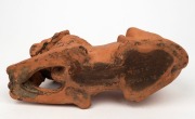 WWI period British Patriotic pottery lion with peace shield, sold to raise funds for the war effort, manufactured by Bretby Pottery, 15cm high, 25cm long - 5