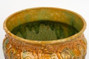 V.A.P. (Victoria Art Pottery) jardiniere by WILLIAM FERRY, 19th/20th century, stamped "VICTORIA ART POTTERY", ​​​​​​​17cm high, 22cm wide - 3