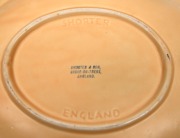 SHORTER & SON English porcelain fish set, circa 1930s, stamped "Shorter & Son, Stoke-On-Trent, England", ​​​​​​​37cm wide - 2