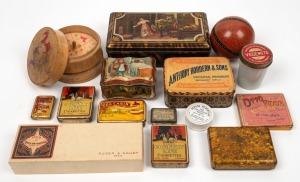 Assorted tins, toys, advertising ware, etc., (14 items)