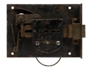 PENTRIDGE PRISON original cell door lock with later key, circa 1852, working order, 25.5 x 18cm - 2