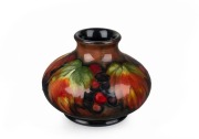 MOORCROFT&nbsp;"Leaves and Berries" pottery vase, impressed "Moorcroft, Potter To H.M. The Queen, Made In England", ​​​​​​​9cm high