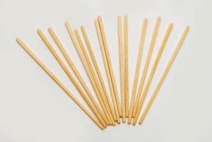 Seven pairs of antique ivory chopsticks, 19th/20th century