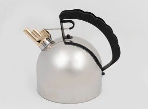 ALESSI stainless steel kettle with melodic whistle, with box, 20cm high